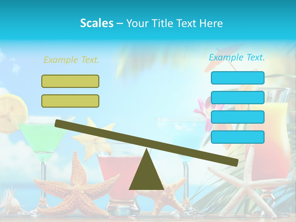 Relaxation Alcohol Fruit PowerPoint Template