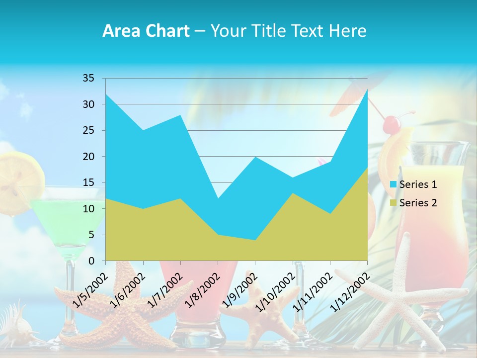 Relaxation Alcohol Fruit PowerPoint Template