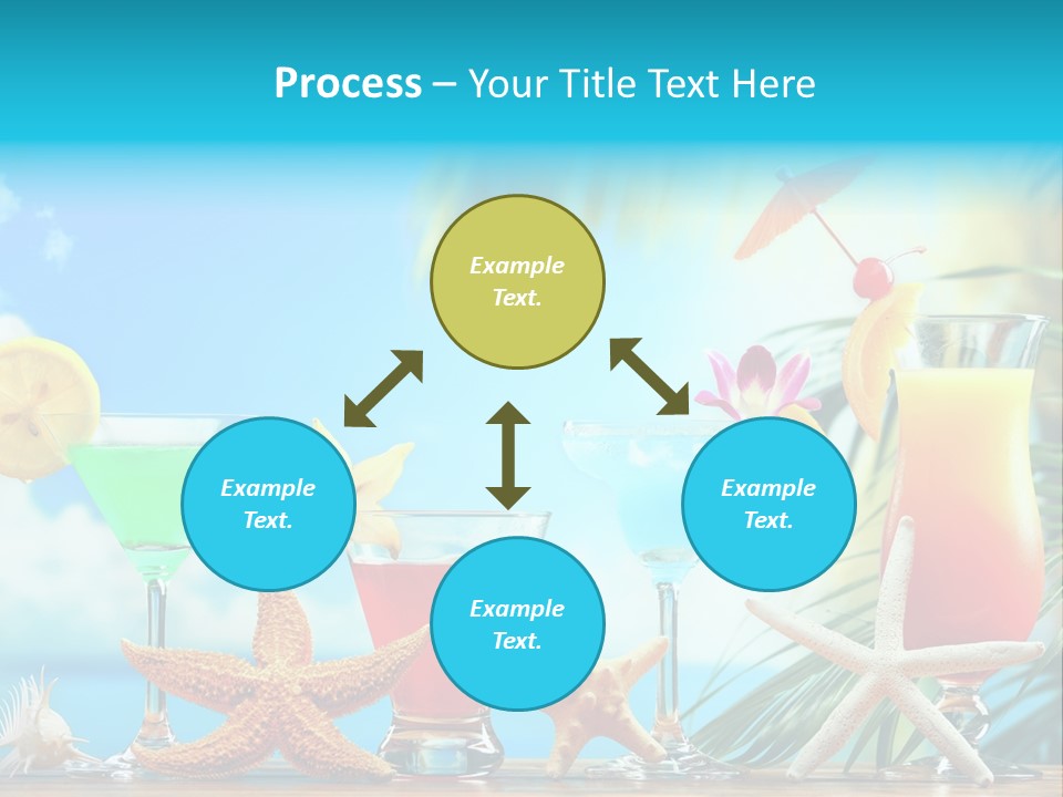 Relaxation Alcohol Fruit PowerPoint Template
