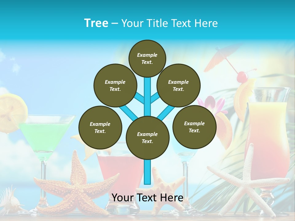 Relaxation Alcohol Fruit PowerPoint Template