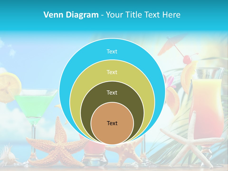Relaxation Alcohol Fruit PowerPoint Template