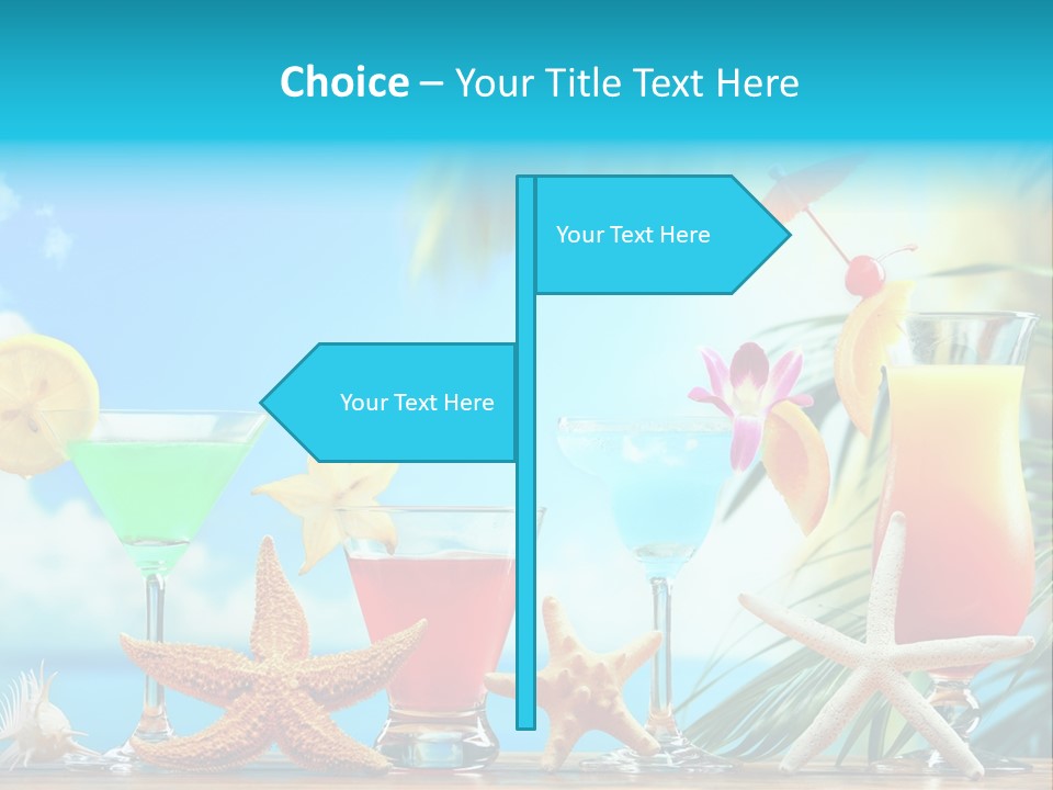 Relaxation Alcohol Fruit PowerPoint Template