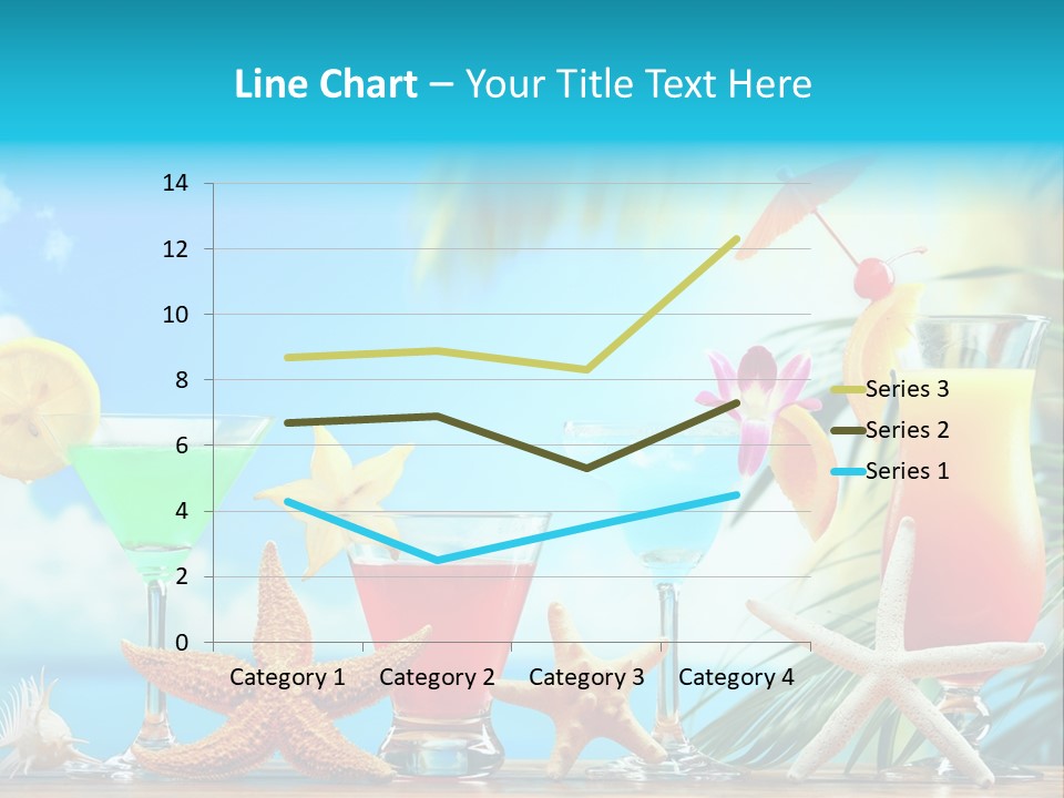 Relaxation Alcohol Fruit PowerPoint Template