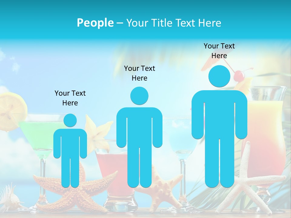 Relaxation Alcohol Fruit PowerPoint Template