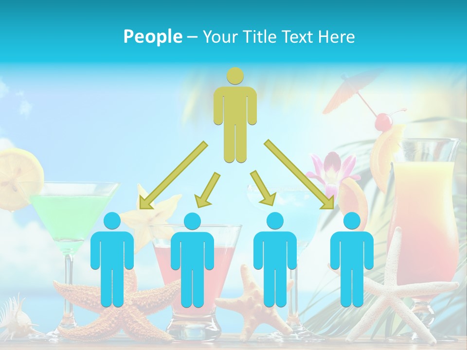 Relaxation Alcohol Fruit PowerPoint Template