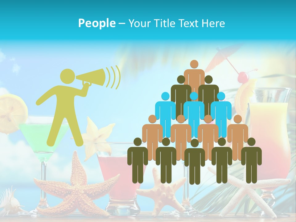 Relaxation Alcohol Fruit PowerPoint Template