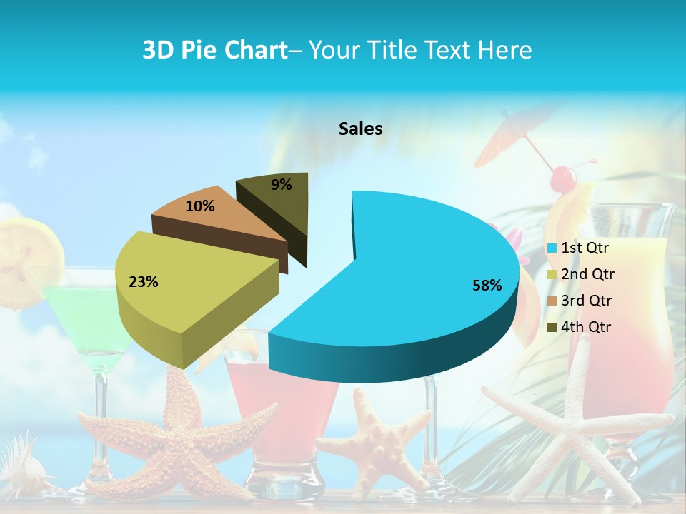 Relaxation Alcohol Fruit PowerPoint Template