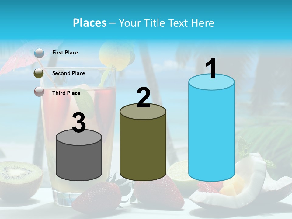 Vitamine Cibo Kiwi PowerPoint Template