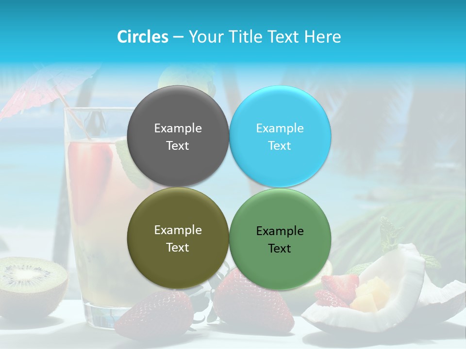 Vitamine Cibo Kiwi PowerPoint Template