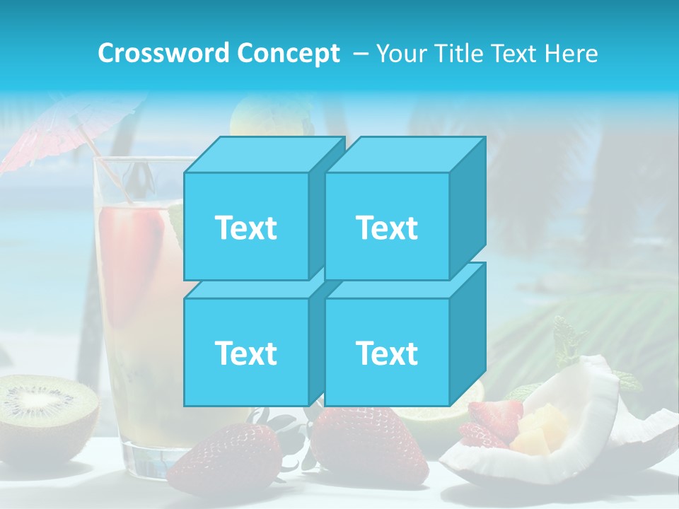 Vitamine Cibo Kiwi PowerPoint Template