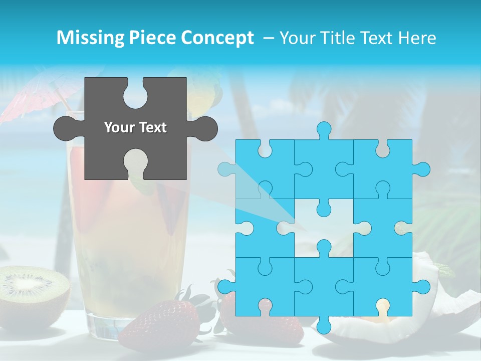 Vitamine Cibo Kiwi PowerPoint Template