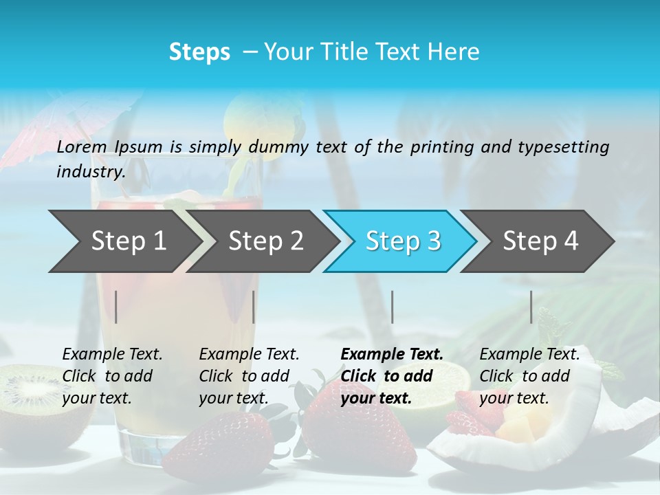 Vitamine Cibo Kiwi PowerPoint Template