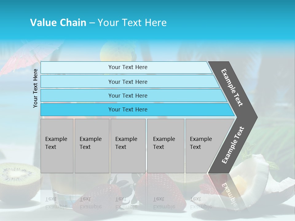 Vitamine Cibo Kiwi PowerPoint Template