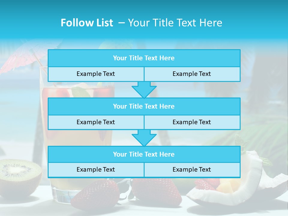 Vitamine Cibo Kiwi PowerPoint Template