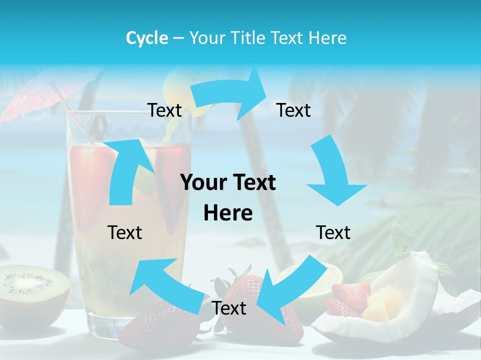 Vitamine Cibo Kiwi PowerPoint Template