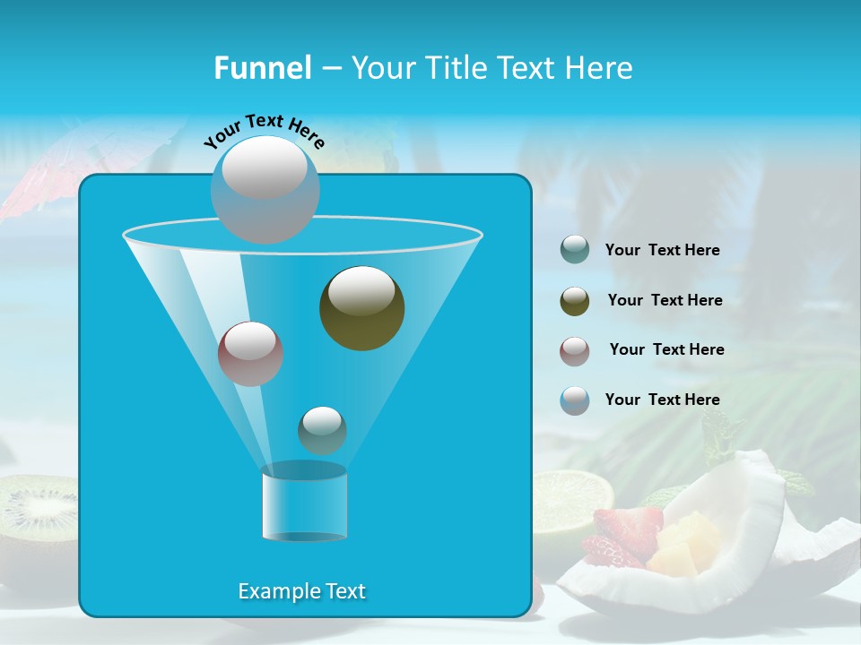 Vitamine Cibo Kiwi PowerPoint Template