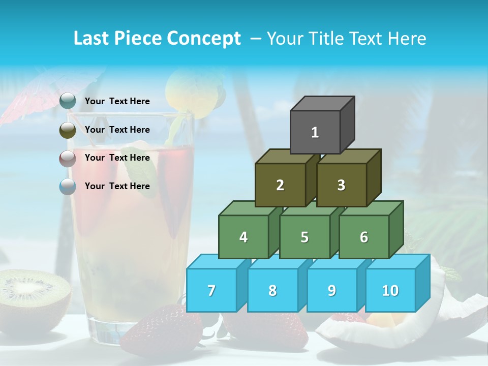 Vitamine Cibo Kiwi PowerPoint Template