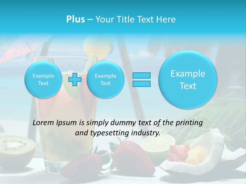 Vitamine Cibo Kiwi PowerPoint Template
