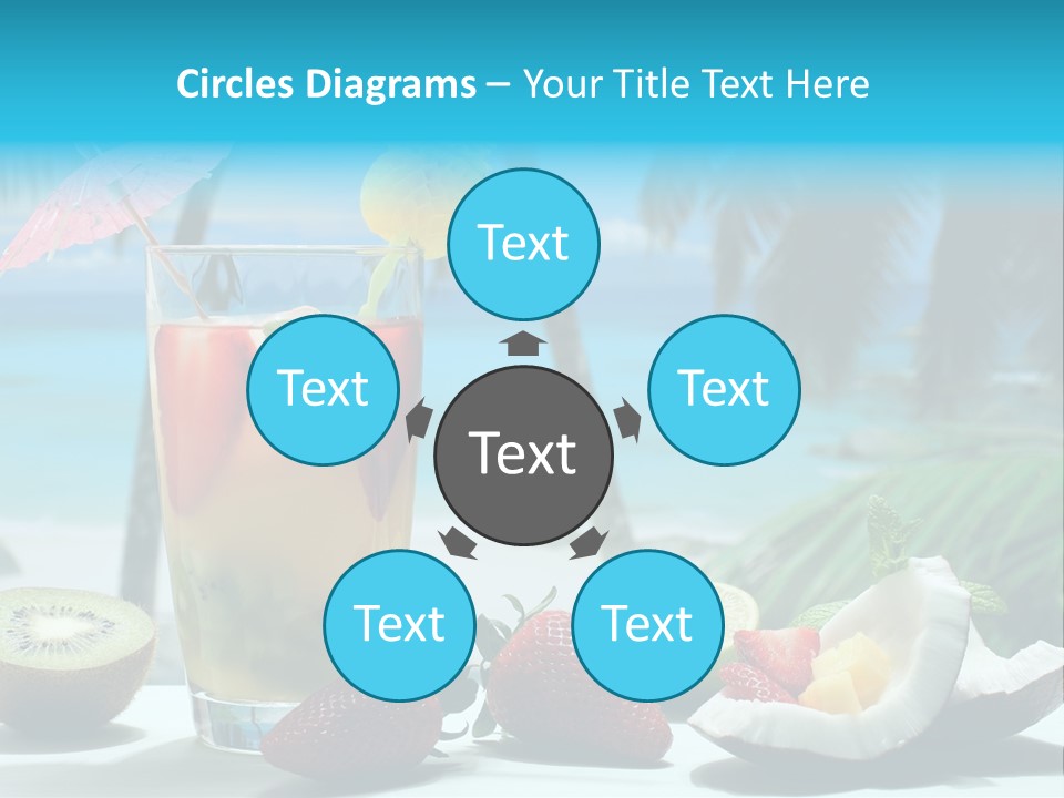 Vitamine Cibo Kiwi PowerPoint Template