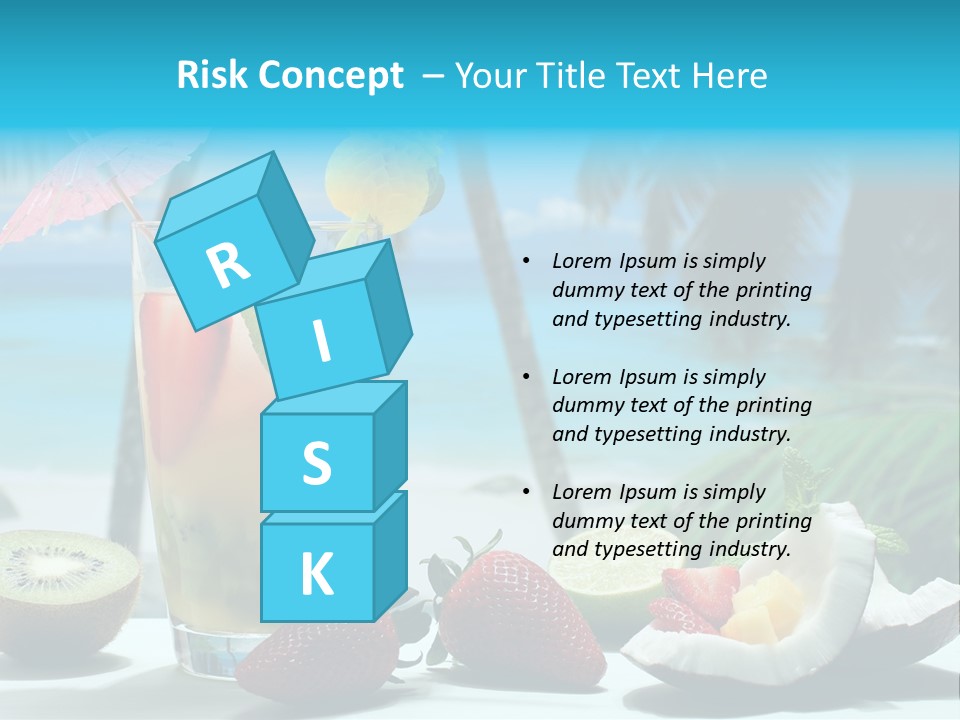 Vitamine Cibo Kiwi PowerPoint Template