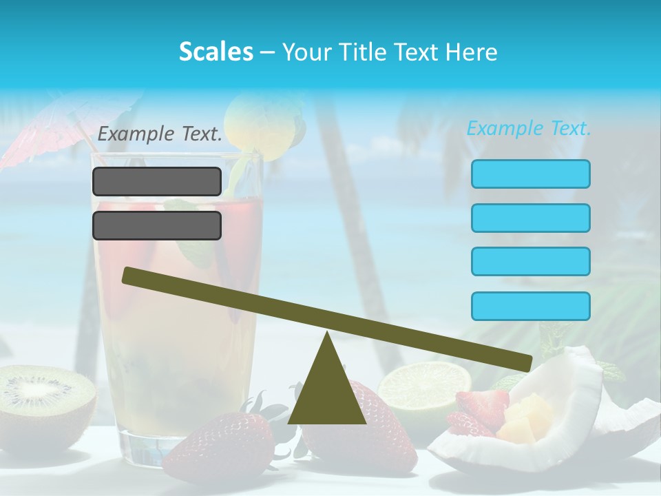 Vitamine Cibo Kiwi PowerPoint Template