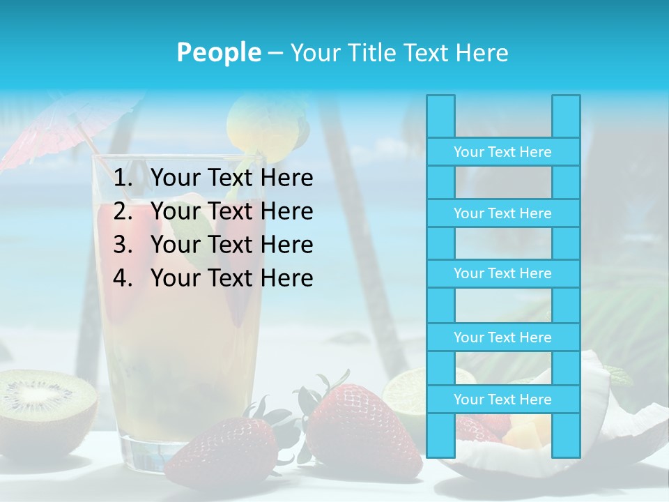Vitamine Cibo Kiwi PowerPoint Template