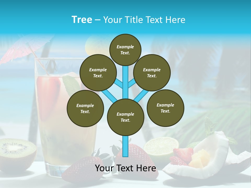Vitamine Cibo Kiwi PowerPoint Template