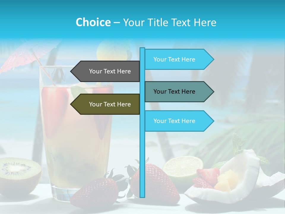 Vitamine Cibo Kiwi PowerPoint Template
