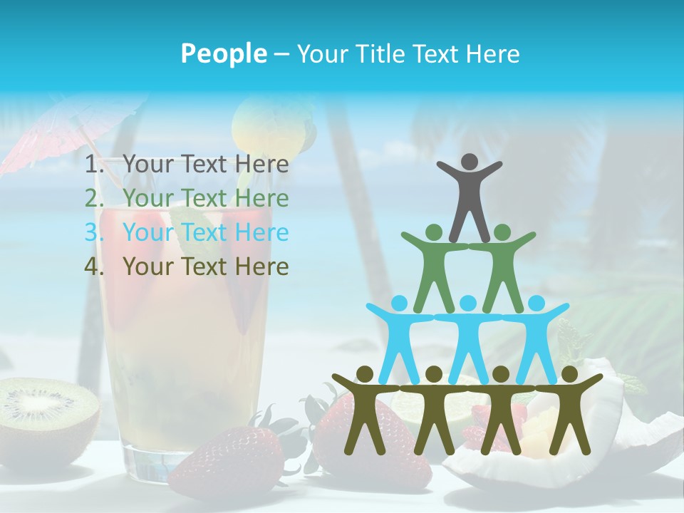 Vitamine Cibo Kiwi PowerPoint Template