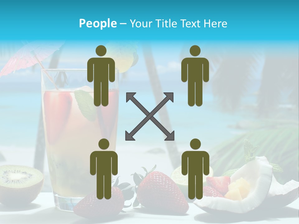 Vitamine Cibo Kiwi PowerPoint Template