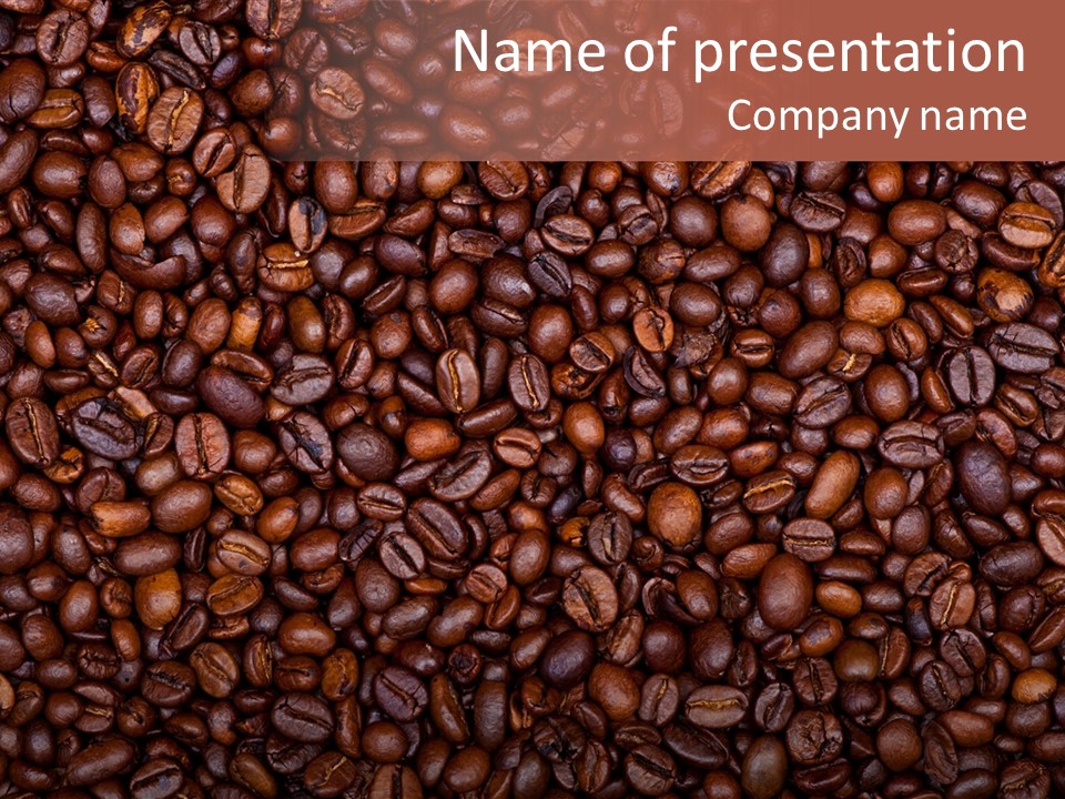 Cafe Contemporary Saucer PowerPoint Template