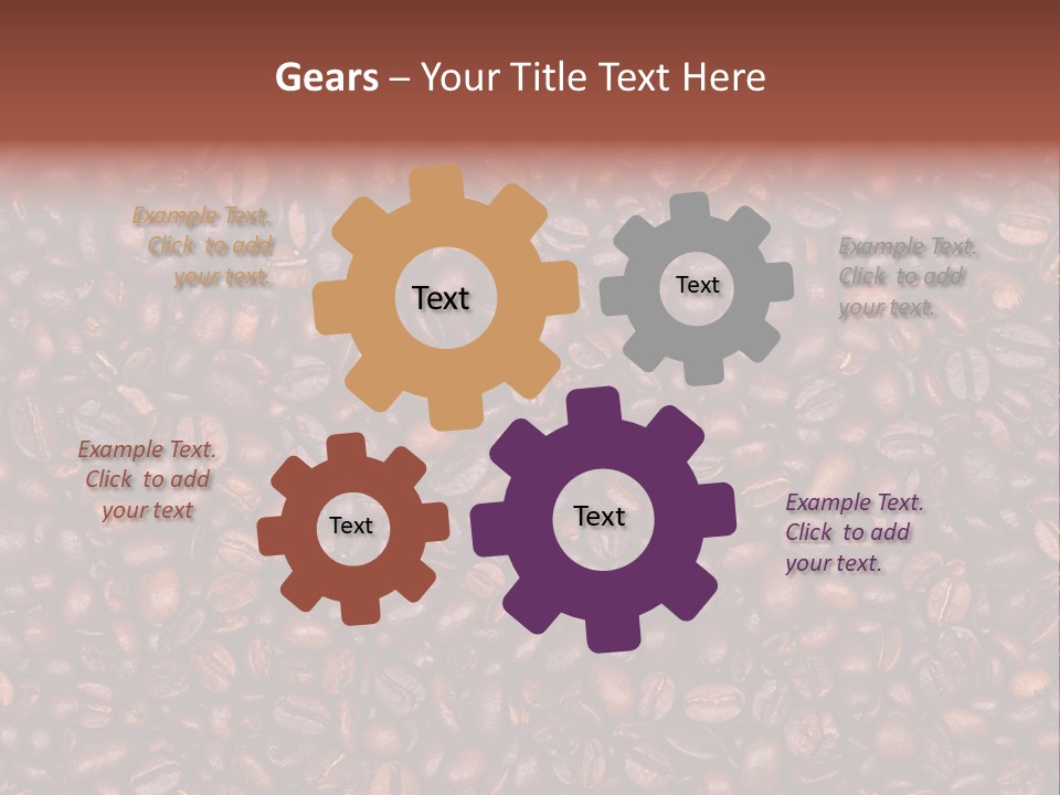 Cafe Contemporary Saucer PowerPoint Template