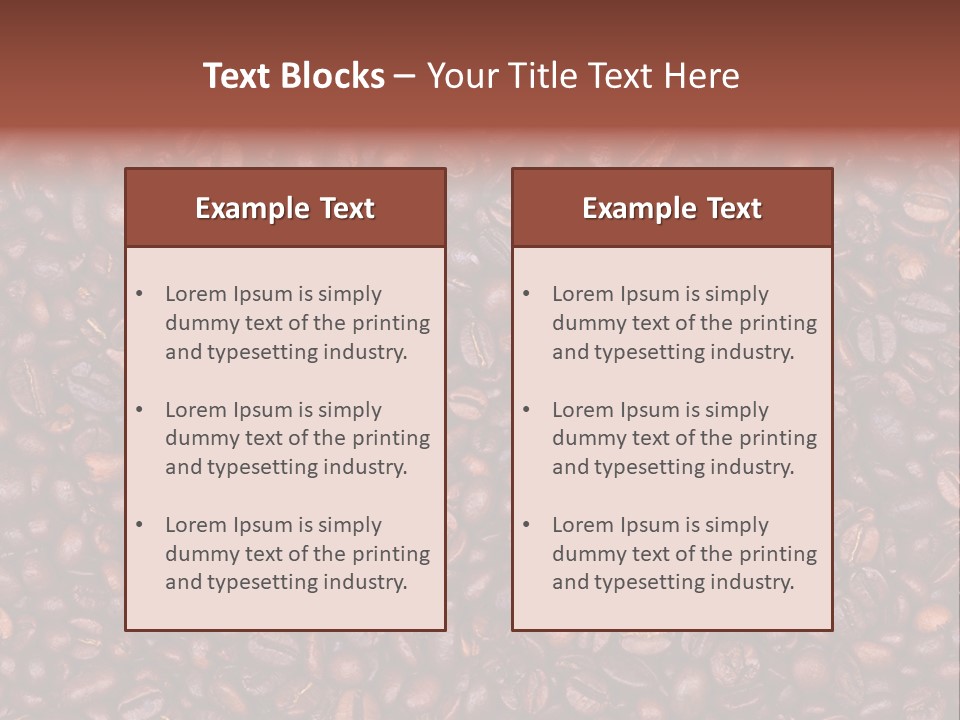 Cafe Contemporary Saucer PowerPoint Template