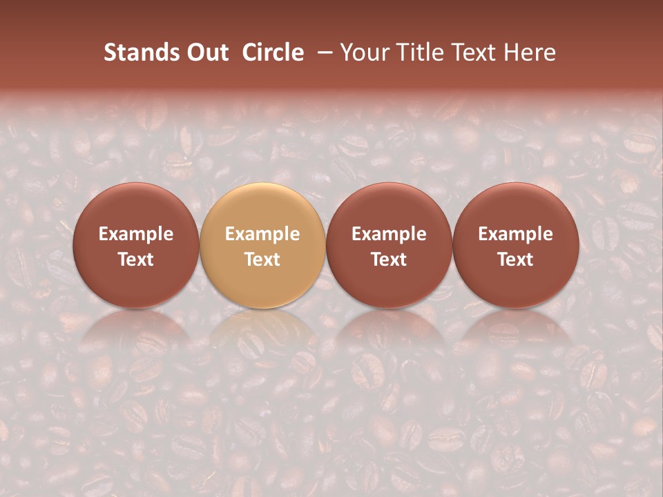 Cafe Contemporary Saucer PowerPoint Template