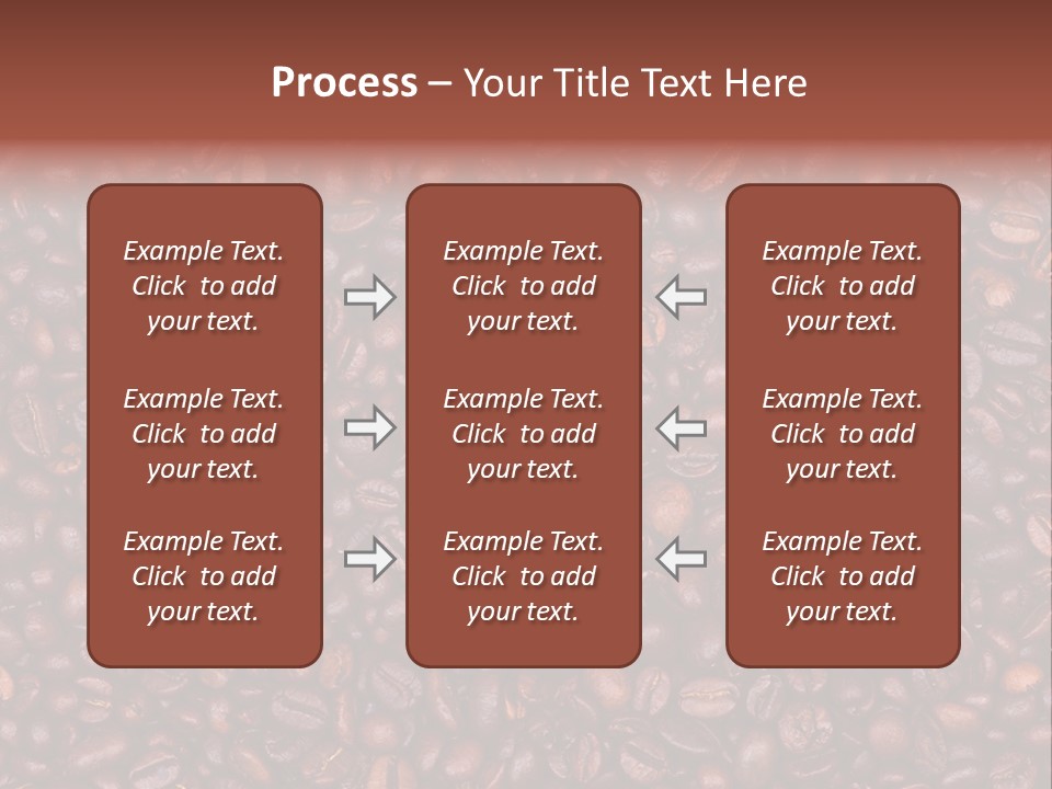 Cafe Contemporary Saucer PowerPoint Template