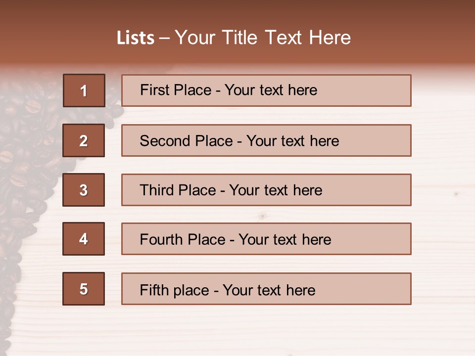 Many Copy Fresh PowerPoint Template