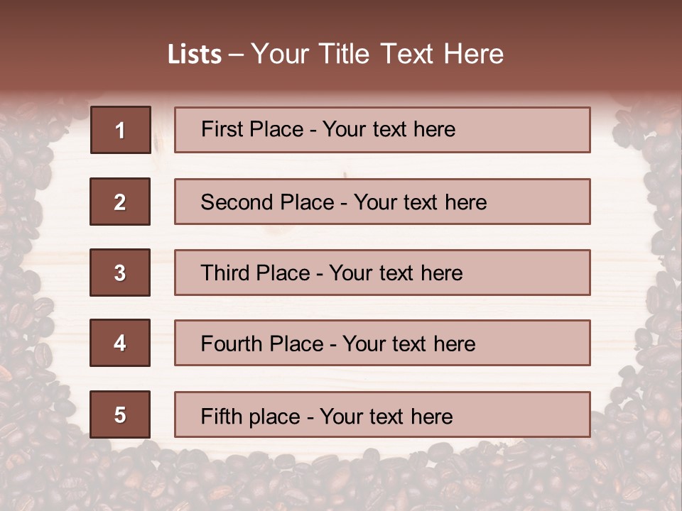 Cafe Whole Contemporary PowerPoint Template