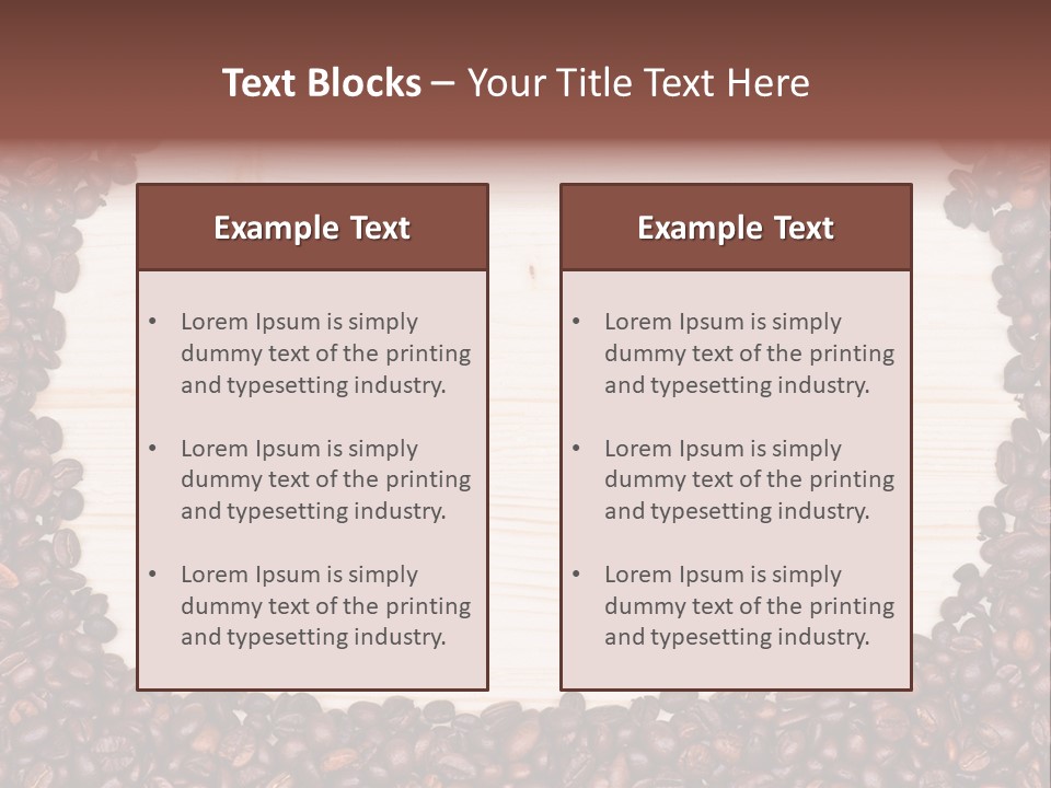 Cafe Whole Contemporary PowerPoint Template