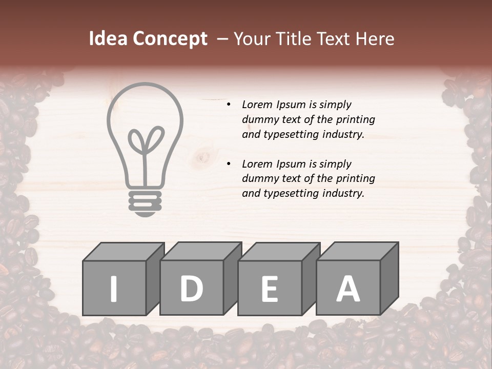 Cafe Whole Contemporary PowerPoint Template