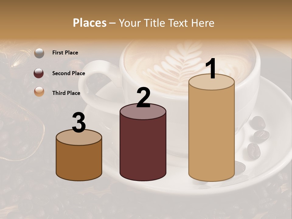 Still Life Latte Latteart PowerPoint Template