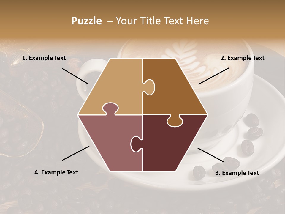 Still Life Latte Latteart PowerPoint Template