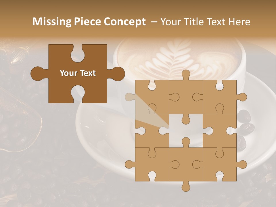 Still Life Latte Latteart PowerPoint Template