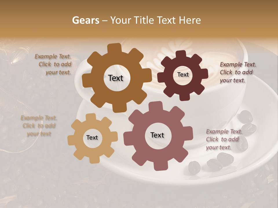 Still Life Latte Latteart PowerPoint Template