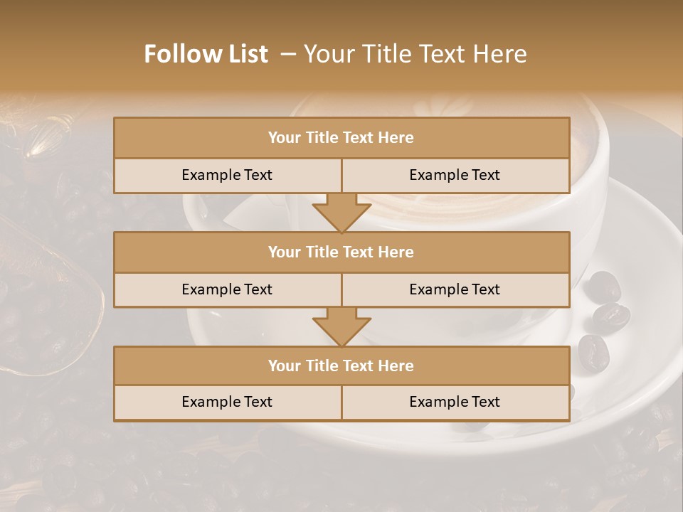 Still Life Latte Latteart PowerPoint Template