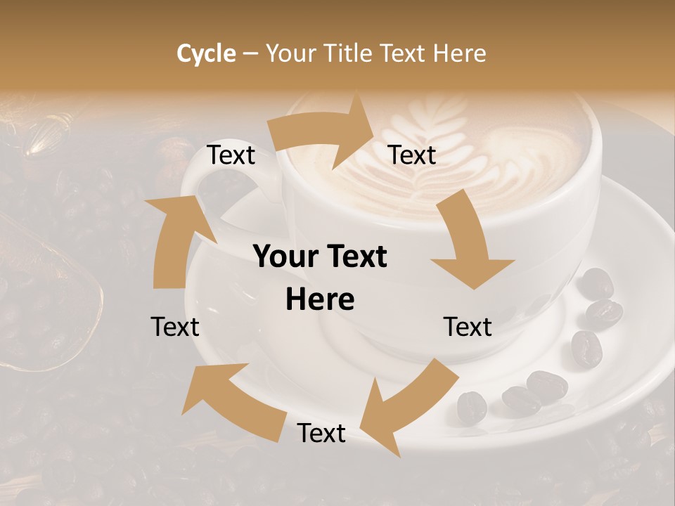 Still Life Latte Latteart PowerPoint Template