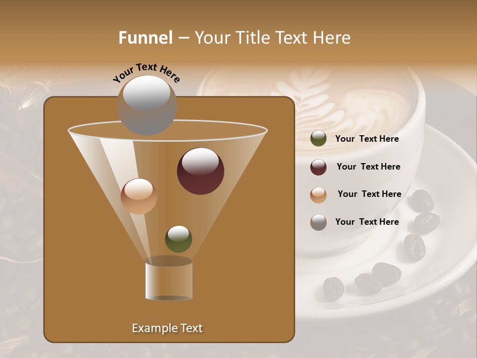 Still Life Latte Latteart PowerPoint Template