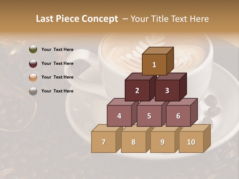 Still Life Latte Latteart PowerPoint Template