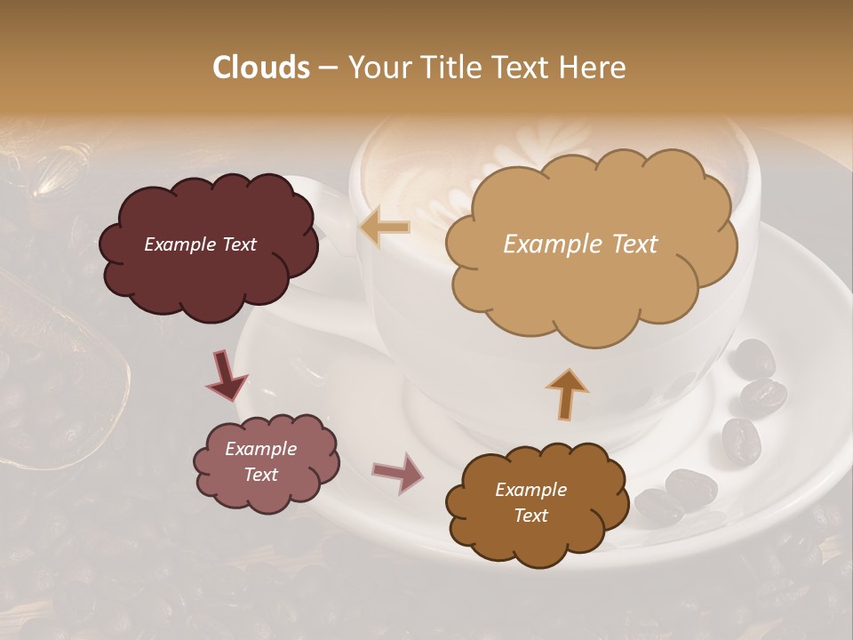 Still Life Latte Latteart PowerPoint Template