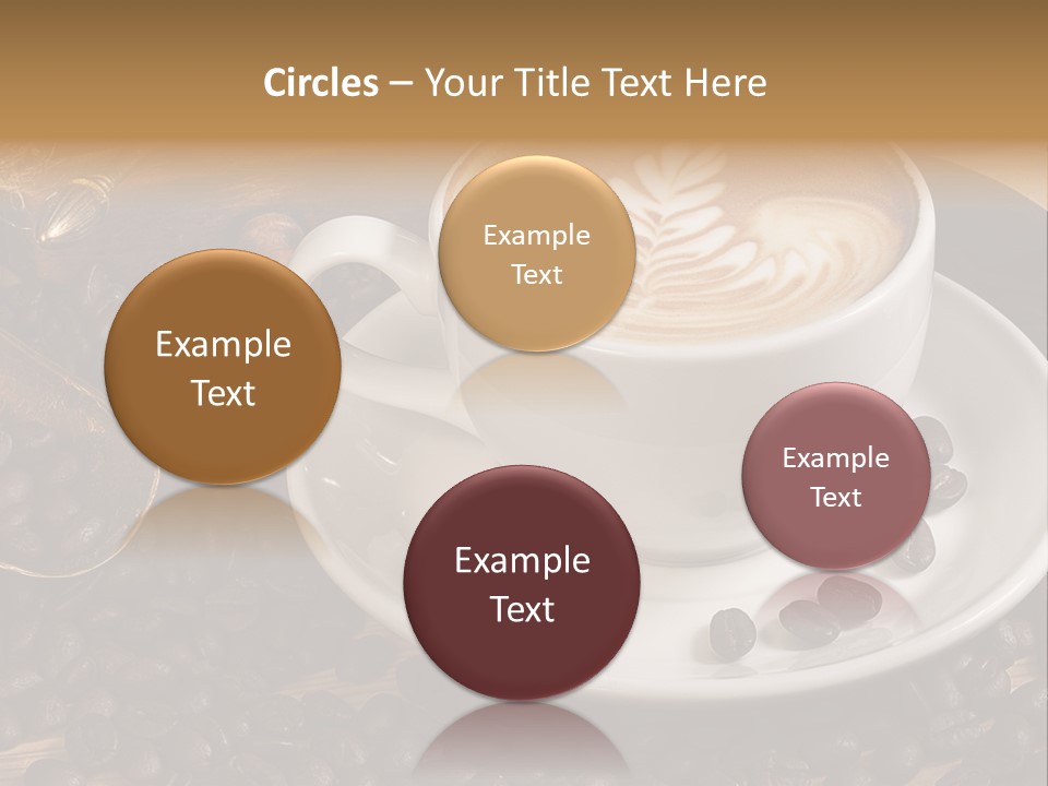 Still Life Latte Latteart PowerPoint Template