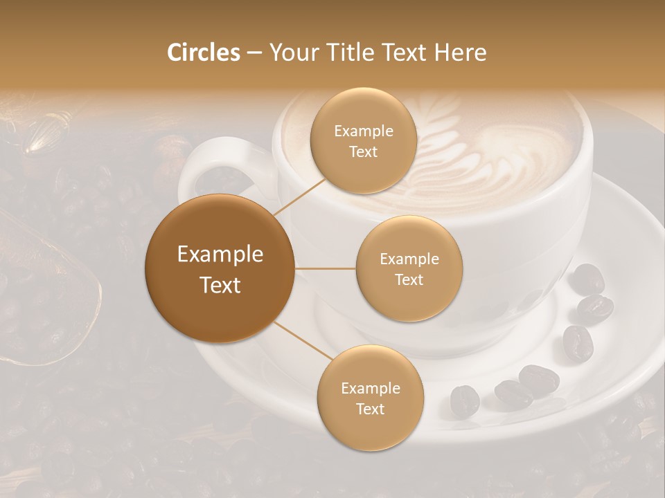 Still Life Latte Latteart PowerPoint Template